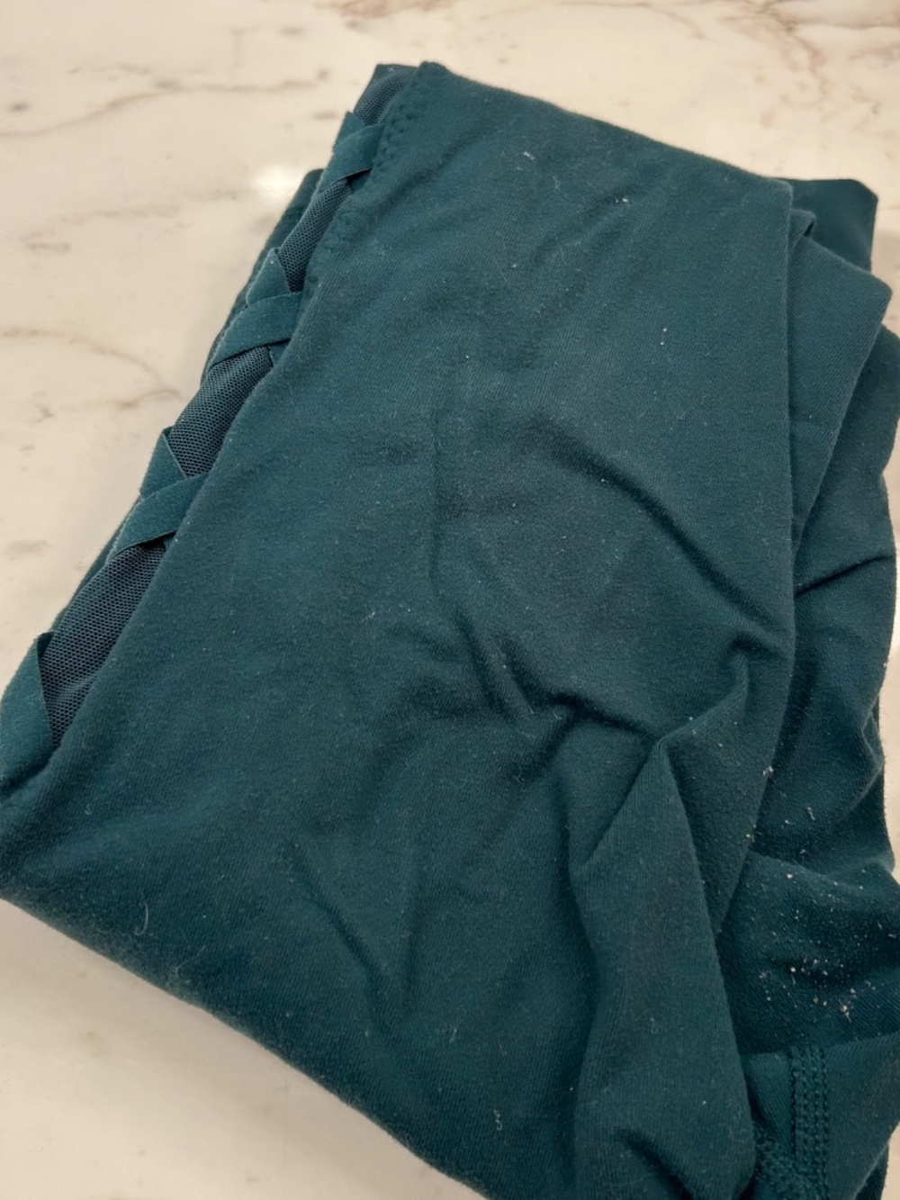 Lululemon Forest Green Mesh Athletic Leggings - Picture 8 of 10